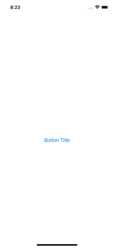 iPhone screenshot displaying a Button titled Button Title